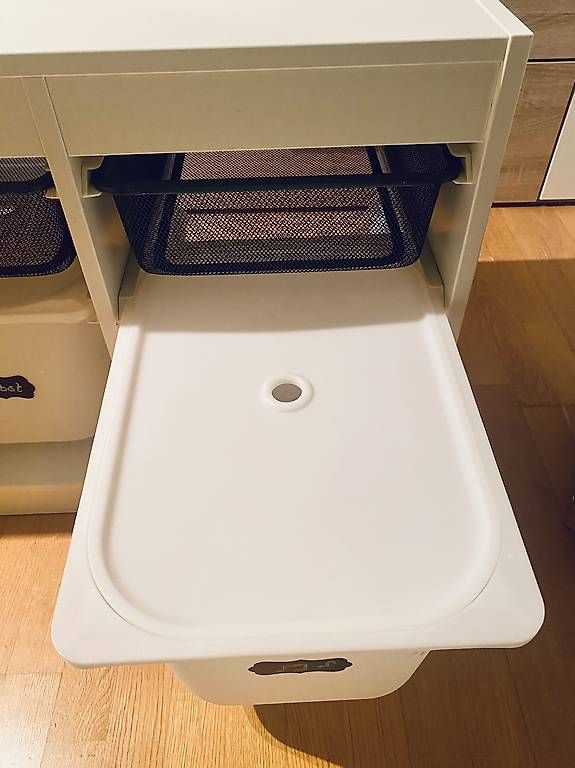 Ikea Étagères: IKEA TROFAST Regal weiss mit Boxen – D'occasion à Hausen AG par Hermine81 1