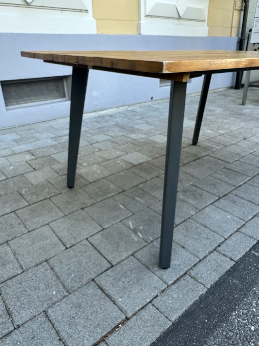 Tische: Table jardin bois et métal  – Gebraucht aus Biel/Bienne von Fab38 2