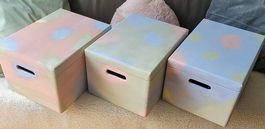 NEU: Stapelbox / Holzbox mit Deckel