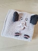 Kuschelweiche Babydecke mit Elefant ca. 60cm x 86cm