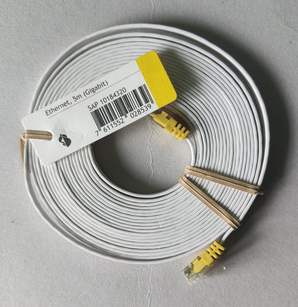 Swisscom Cavi: Swisscom Ethernet LAN Kabel - 5m – Nuovo e nell'imballaggio originale da Oberrohrdorf venduto da Schuegu33