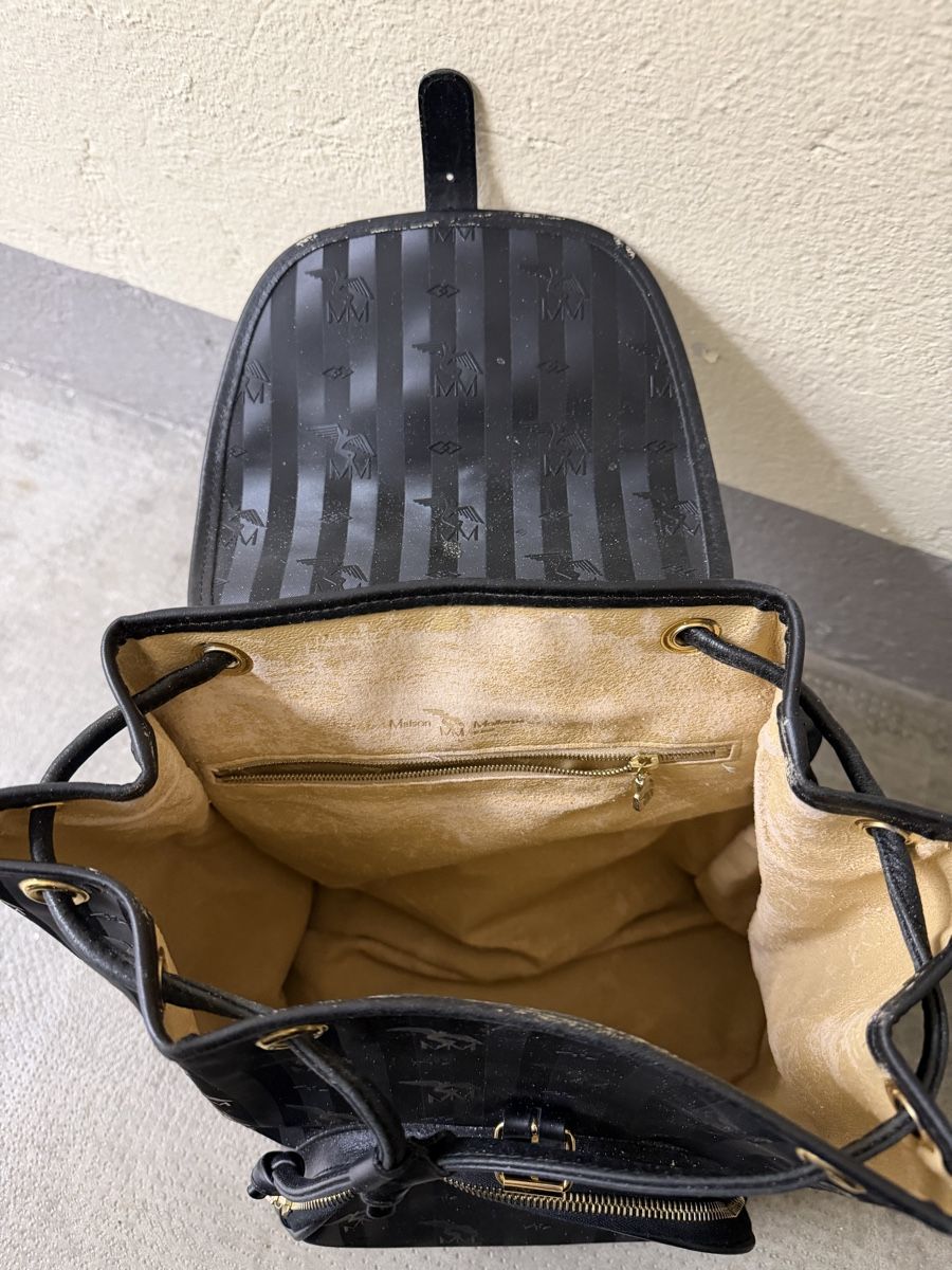 Zaini: Rucksack Maison Mollerus Leder schwarz – Usato da Basel venduto da jan_x762 2