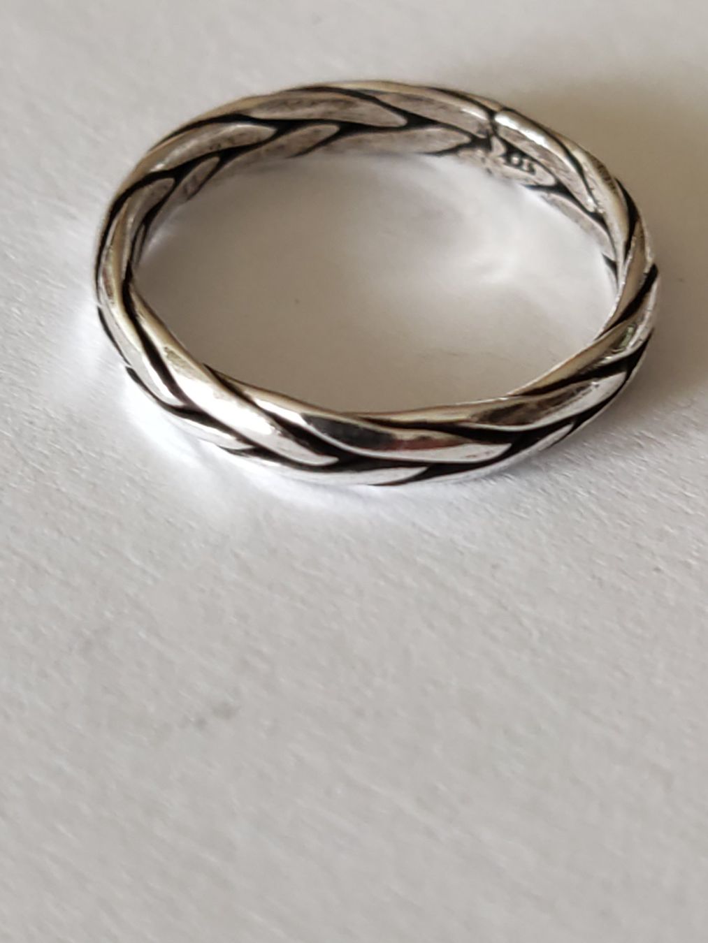 Anelli: Ring Silber mit Muster Grösse 60 – Nuovo (secondo la descrizione) da Laufen venduto da Sunjupite7 1