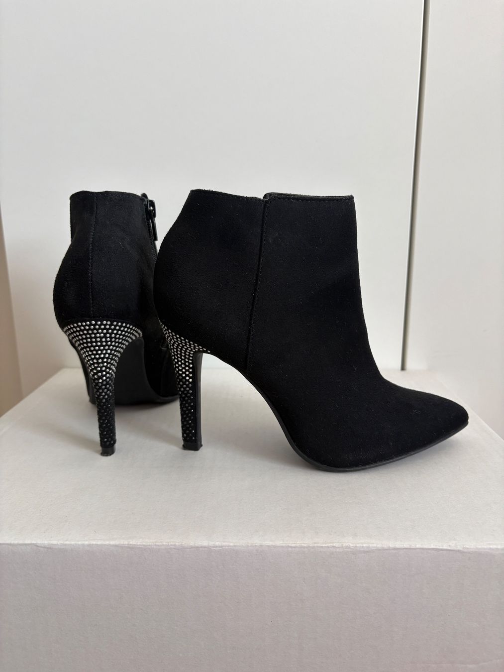 Chaussures femmes: CATWALK Stiefeletten – Glitzer‑Pfennigabsatz, wie neu – Neuf (Voir description) à Basel par Nofretete39 4