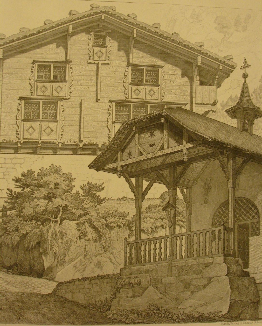 Modellini di ferrovie: HÄUSER, CAPELLE AN DER GOTTHARD-STRASSE – Usato da Grüningen venduto da Kartensammler 3