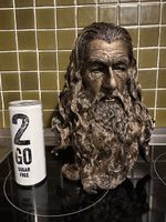 Gandald Herr der Ringe fake Bronze Büste Figur not Sideshow