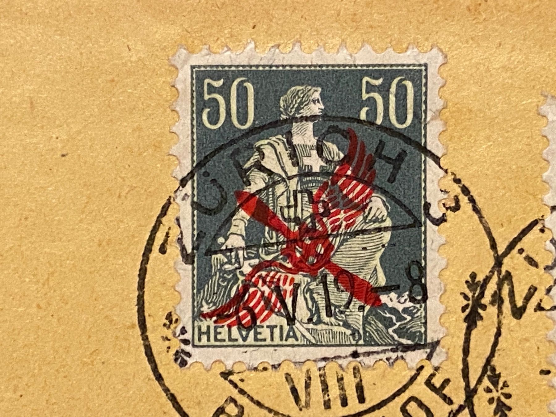 Tutti i francobolli: F2, geflogen, Brief Zürich Genf – Usato da Aarau venduto da hilde47 1