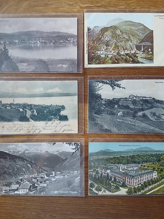 Ansichtskarten: Sammlung mit 200 Ansichtskarten 1897-1945 – Gebraucht aus Erschmatt von Hugo15 1