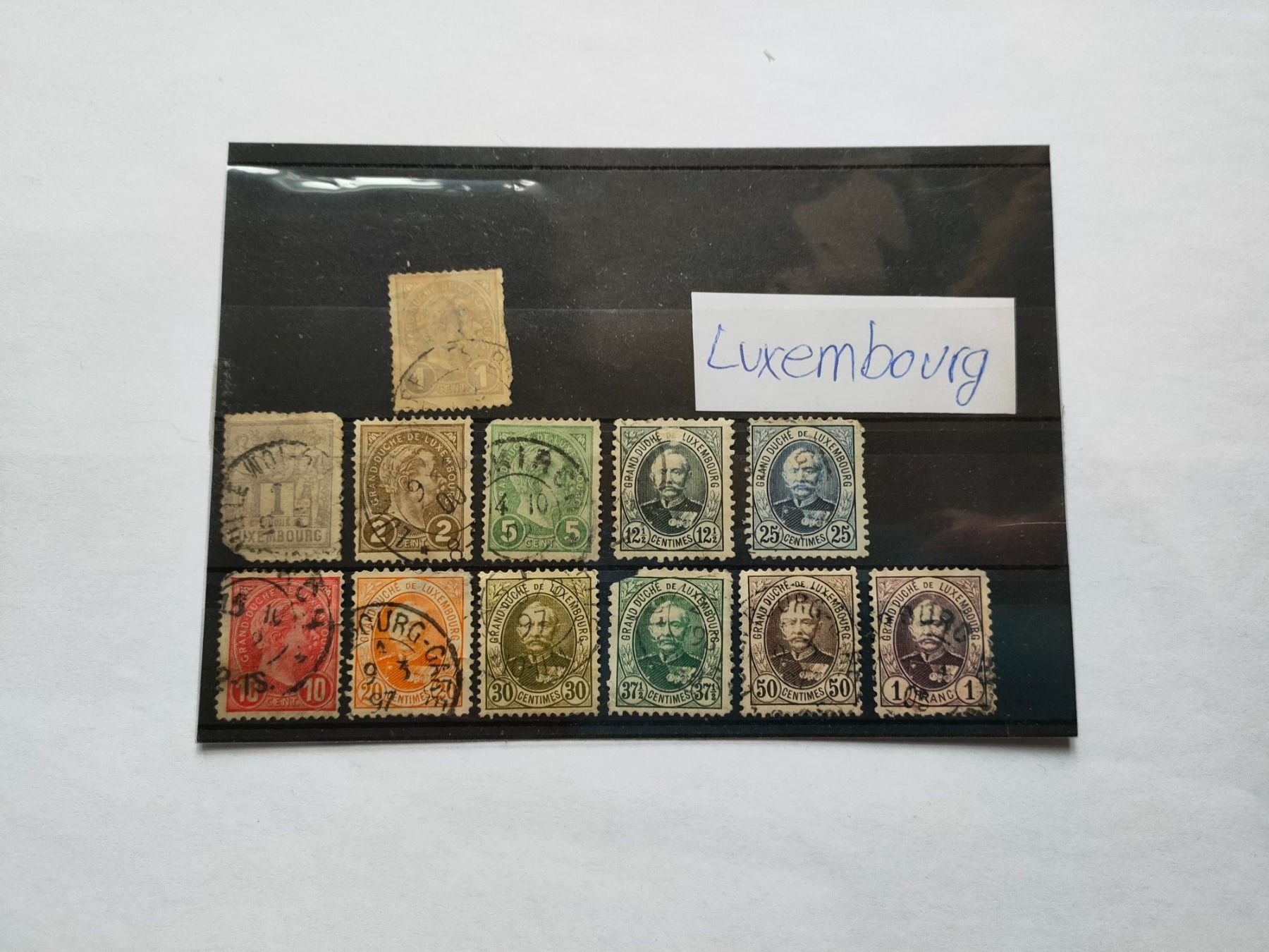 Tutti i francobolli: Briefmarken Lot Luxemburg Alt – Usato da Bronschhofen venduto da happynews2018