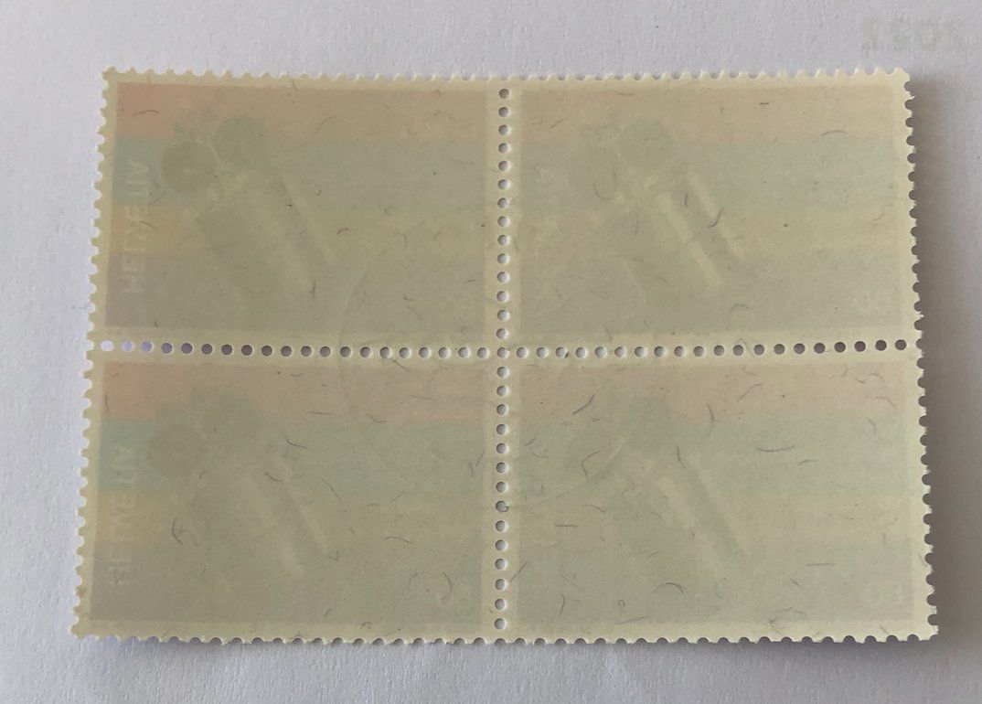 Tutti i francobolli: 4 er Block Nr.495 mit Vollstempel Bern – Usato da Aarau venduto da Billa007 1