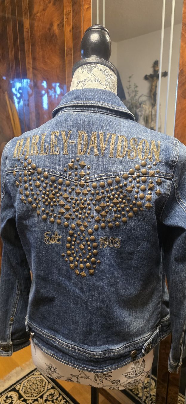 Harley-Davidson Giacche: Harley Davidson Jeansjacke, Damen – Usato da Kaufdorf venduto da Nati-Nati 2