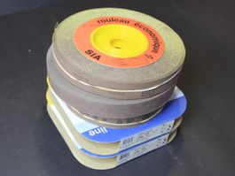 SIA Schleifpapier Rollen Konvolut, 5 Stück