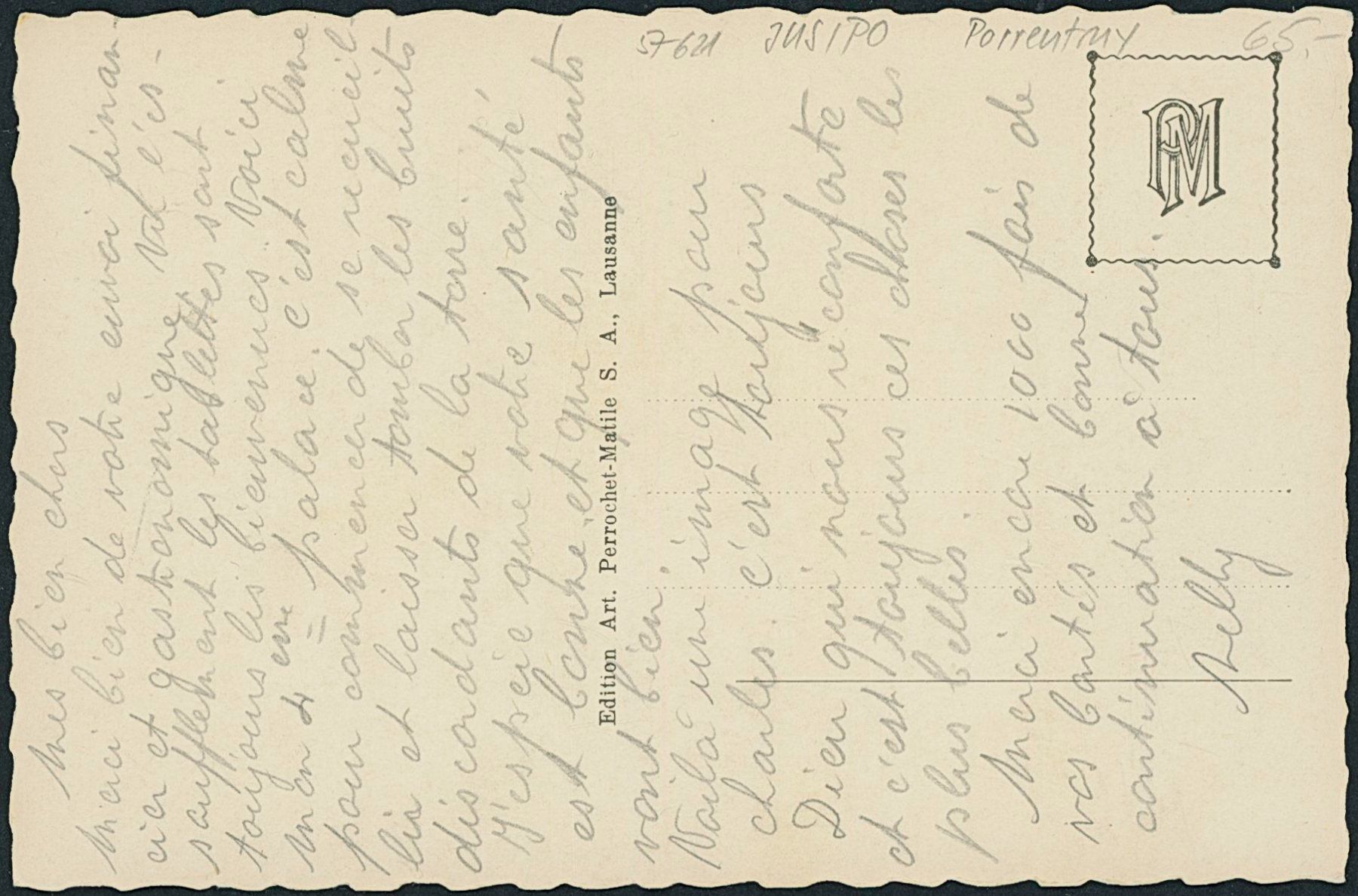 Cartoline postali: JUS Porrentruy – Nuovo (secondo la descrizione) da Schindellegi venduto da dolpitz 1