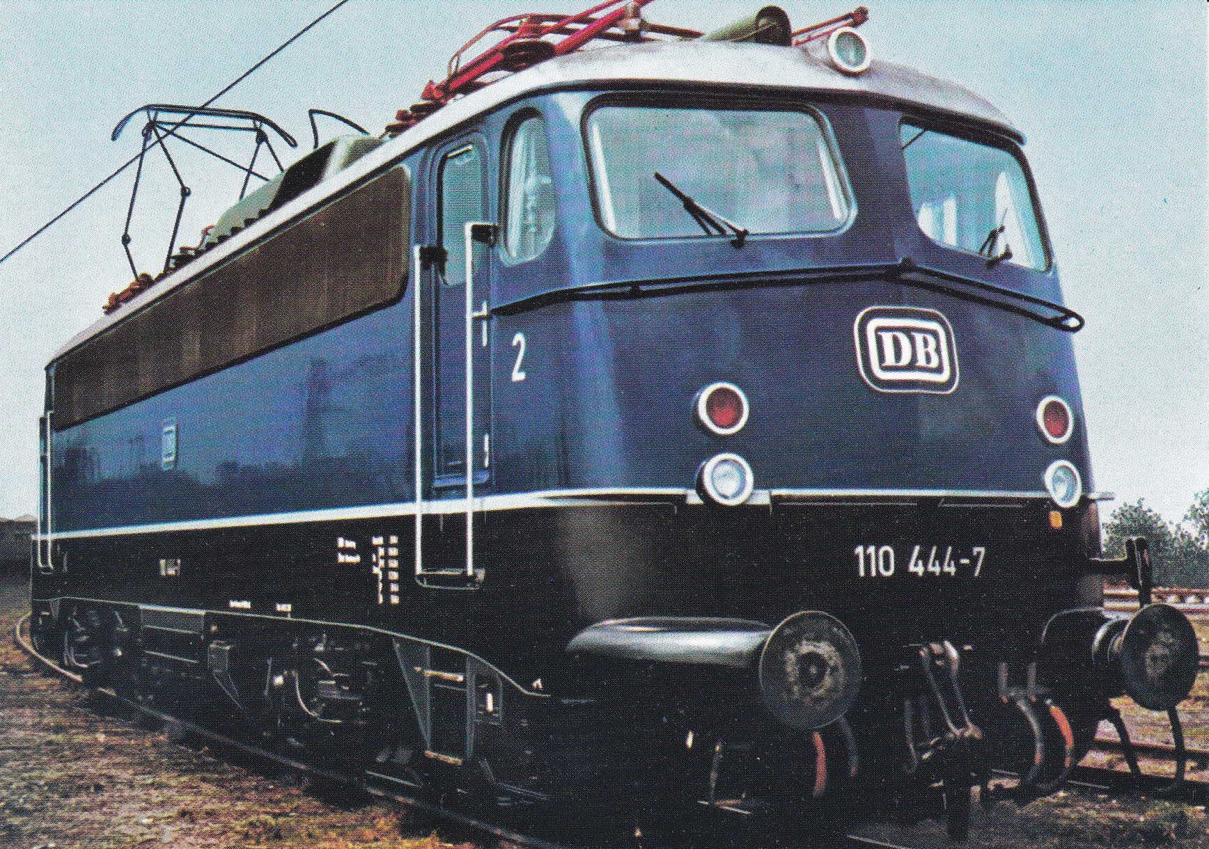 Ansichtskarten: Deutschland DB Deutsche Bundesbahn E10  110 444 – Gebraucht aus Luzern von Pinot88