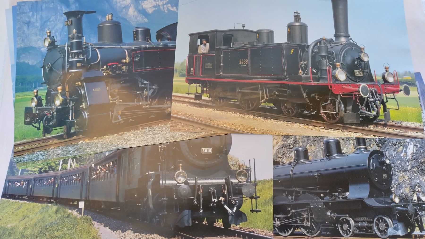 Foto & Immagini: 16 Miniposter Dampflokomotiven SBB CFF FFS / Eisenbahn – Usato da Bellach venduto da JingleJerry 3