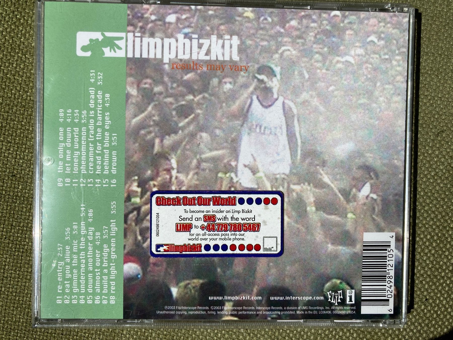 CD: CD Limpbizkit - Results may vary – Usato da Basel venduto da AufeinenBlick 1