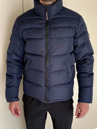 Tommy Hilfiger Herren Steppjacke  Dunkelblau