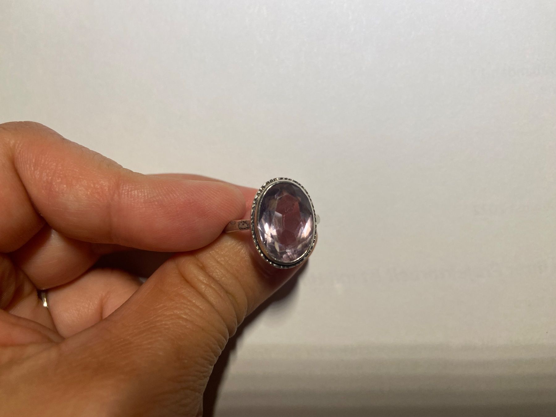Anelli: Art Deco Amethyst Silber Ring mit Stempel 1930 – Usato da Niederhasli venduto da YHHC 8