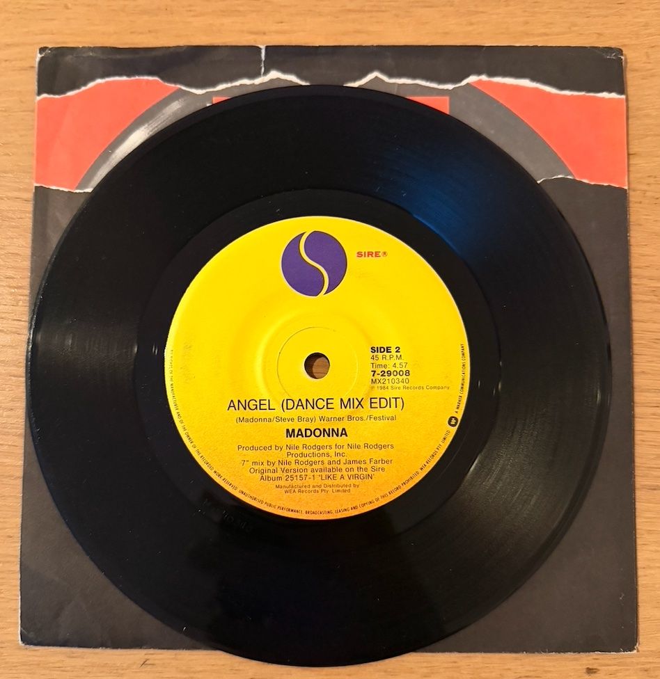 Schallplatten: MADONNA 45T ANGEL AUSTRALIA – Gebraucht aus Lausanne von davzic 1
