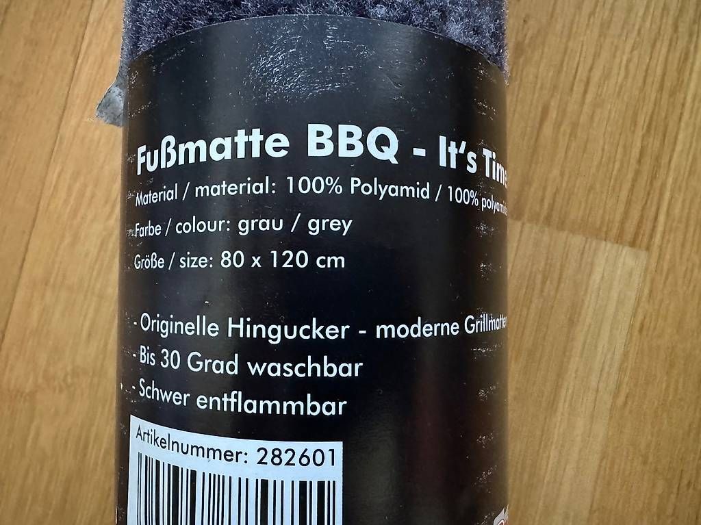 Tappeti: Fussmatte BBQ - It's Time - Neu – Nuovo e nell'imballaggio originale da Wädenswil venduto da Dada93 1