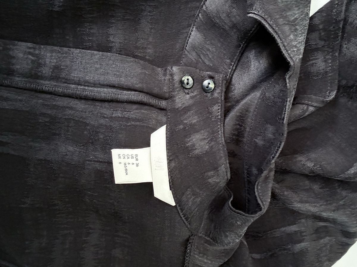 H&M Kleider: H&M Kleid schwarz kariert Grösse S – Neu (gemäss Beschreibung) aus Basel von A-Z-B 6