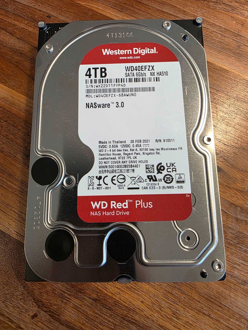 Western Digital Dischi rigidi: WD Red Plus 4TB NAS HDD 3.5" | Top SMART-Werte – Usato da Sennwald venduto da Cataclisma