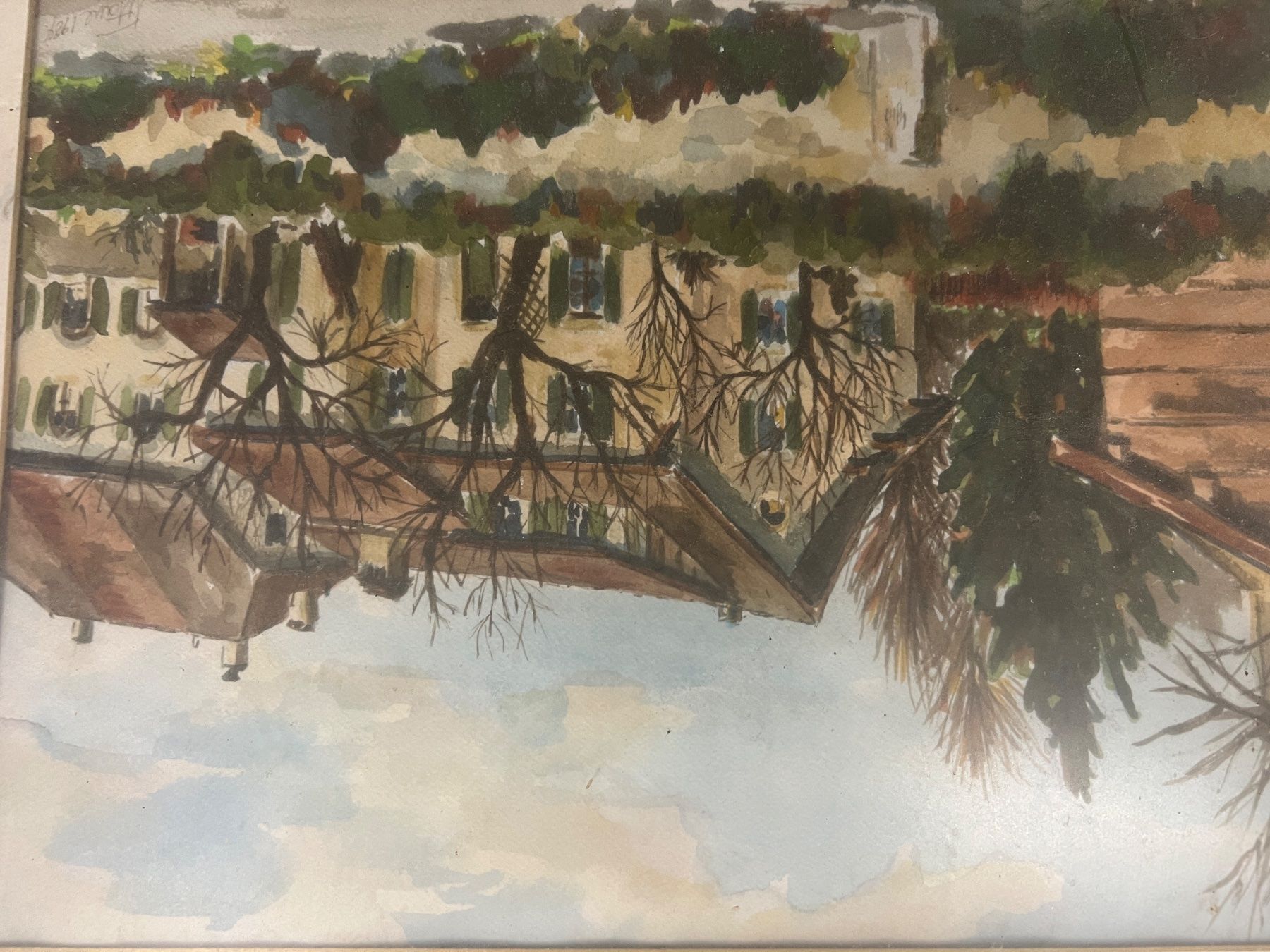 Gemälde: AQUARELLE SIGNÉE ET DATÉE – Gebraucht aus Genève von Qanil77 1