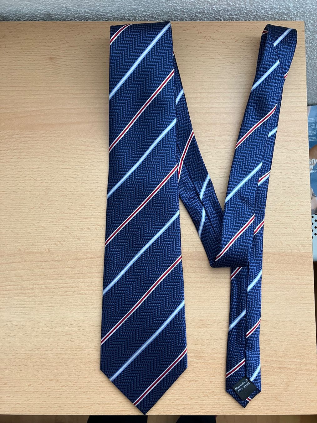 Cravatte: Royal Class Krawatte, blau – Usato da Diepoldsau venduto da mabeapt 1