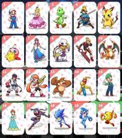 20 Smash Bros Amiibo NFC Karten