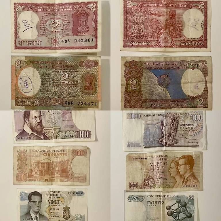 Banconote: Ancien billets de banque différents pays du monde  – Usato da Corcelles-pres-Concise venduto da Dilem 4