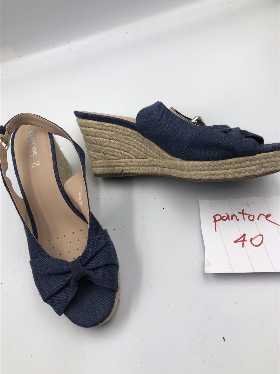 Geox Scarpe da donna: Sandales compensées Geox bleues pointure 40 – Nuovo (secondo la descrizione) da Genève venduto da fra_f685 1