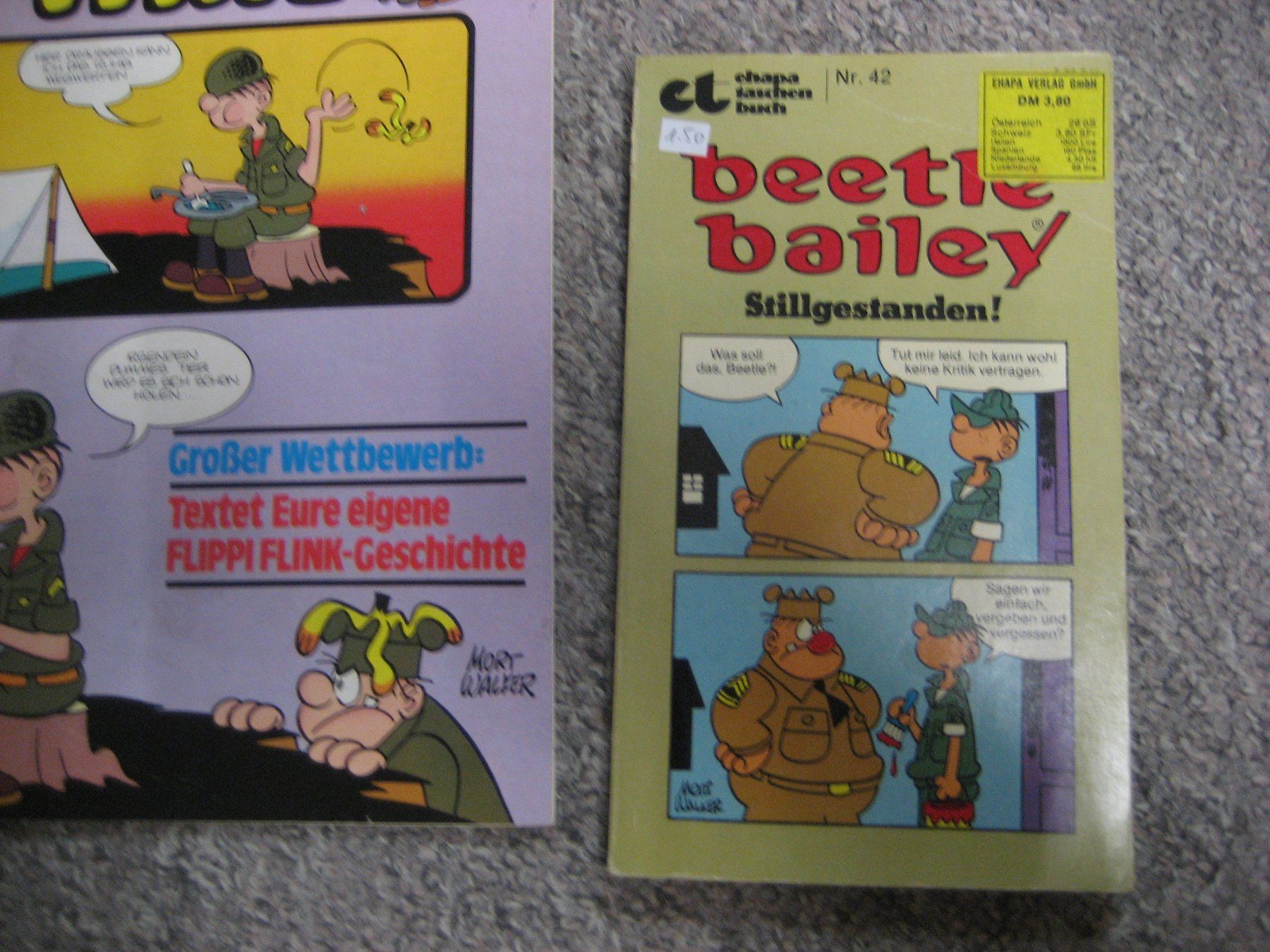 Fumetti: 3 x Beetle Bailey/ Flippi Flink – Usato da Bottighofen venduto da Spiderman61 2