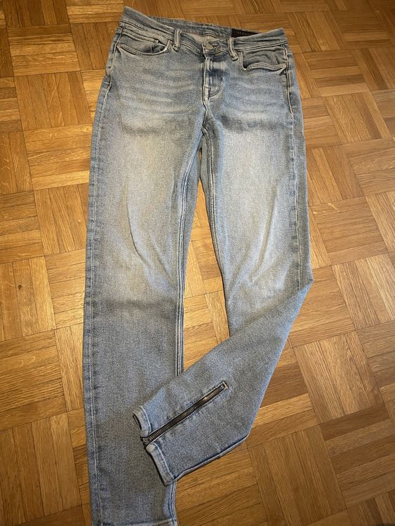 Jeans Skinny Taille Basse Sezane - Taille 36 (W29), 7/8 Stretch, Occasion Très Bon état