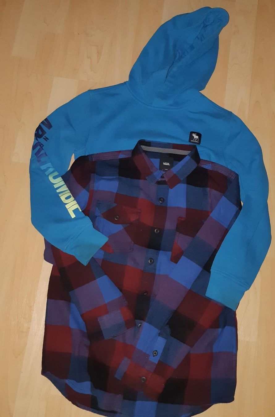 Abercrombie Maglioni & Felpe: Junge Pulli+Hemd, Gr.L,9-10-Jährige, Marke: VANS+ABERCROMBIE – Usato da sachseln venduto da soficool