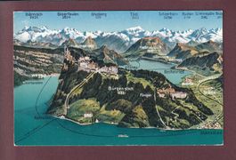 BÜRGENSTOCK und Umgebung - Vogelschau