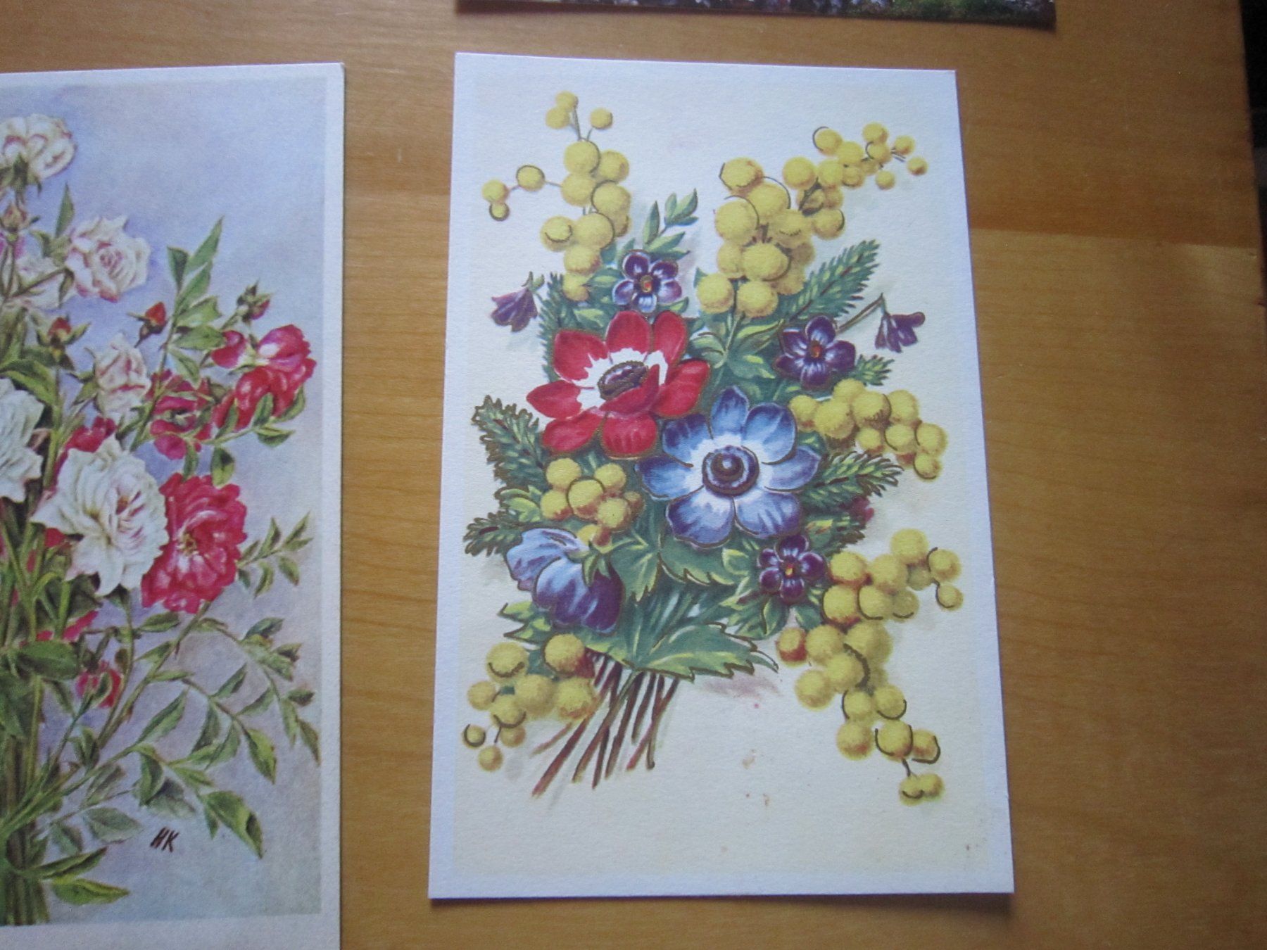 Ansichtskarten: No2 Postkarten Blumen – Gebraucht aus Gordola von Polentaefung 4