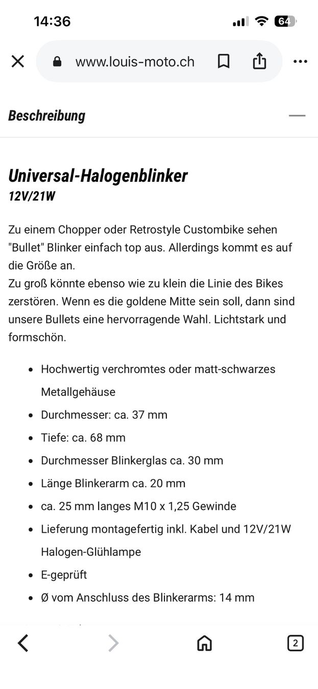 Toutes les pièces détachées moto: Blinker – D'occasion à Muttenz par Bhuebi 4
