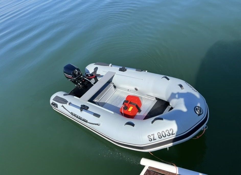 Quicksilver Bateaux: Schlauchboot Quicksilver mit Mercury Aussenborder 8 PS – D'occasion à Olten par mpeter02