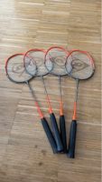 4er Set Badminton Schläger gebrauchtes Set