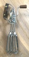 Alter massiver Handrührer Handmixer Handrührgerät Holzgriff