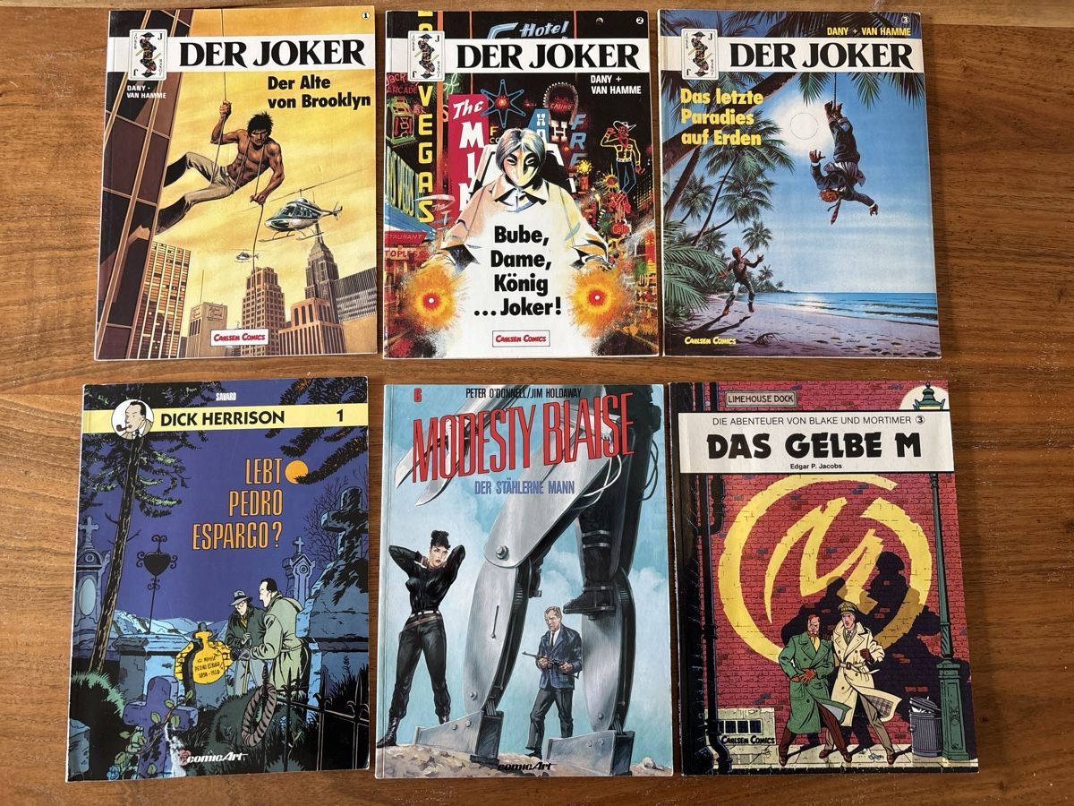Fumetti: Comic-Sammlung: Der Joker, Dick Harrisson & Modesty Blaise! – Usato da Luzern venduto da tho_laup