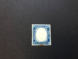 1863, Italien - König Viktor Emanuel II - Grosse Abart!