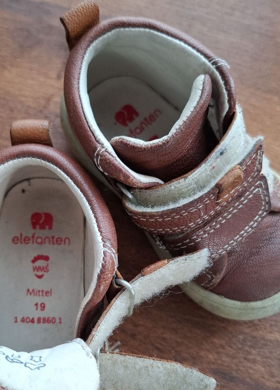 Elefanten Scarpe per ragazzi: Elefanten Babyschuhe Gr. 19 Braun Leder – Usato da Kyburg-Buchegg venduto da Maria.G