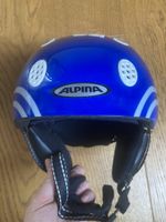 Casque de ski Alpina enfant, taille 46-48 avec lunettes