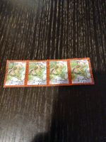 4 Timbres Polynésie Française RF Horoscope Chinois Serpent