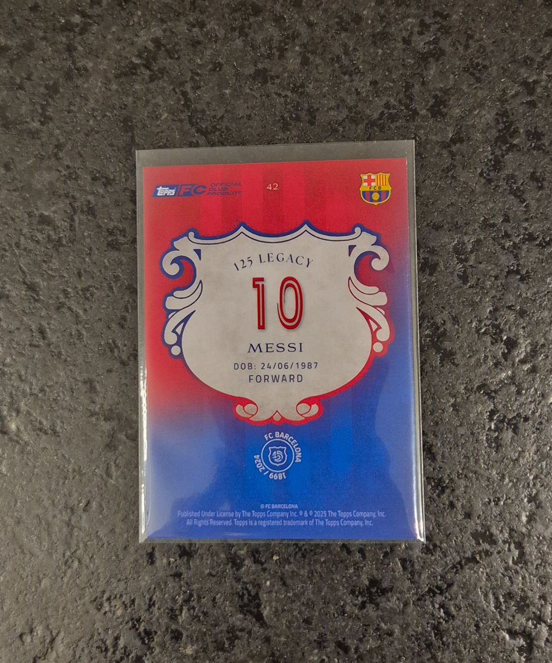 Topps Carte collezionabili: Lionel Messi - Barcelona - Topps – Nuovo (secondo la descrizione) da Burg AG venduto da Danoe 1