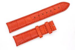 Lederband 17mm Orange-Braun