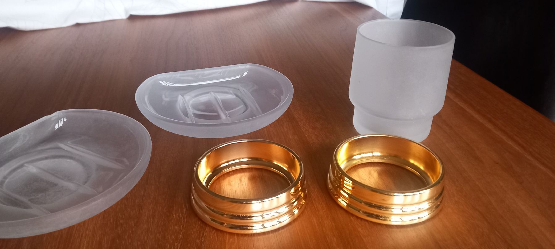 Portasapone: Seifenschale und Zahnglas – Usato da Pieterlen venduto da Hofnarr 1