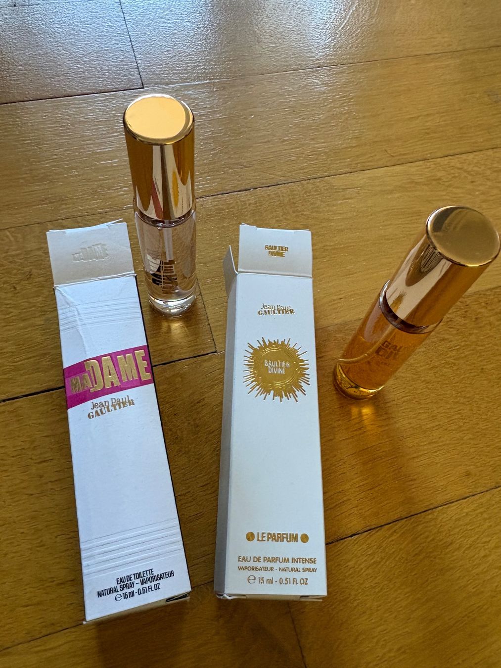Jean Paul Gaultier Parfum & Eau de Toilette: Gaultier Mini Parfum Sprays – Neu und originalverpackt aus Basel von v3t_z9gg