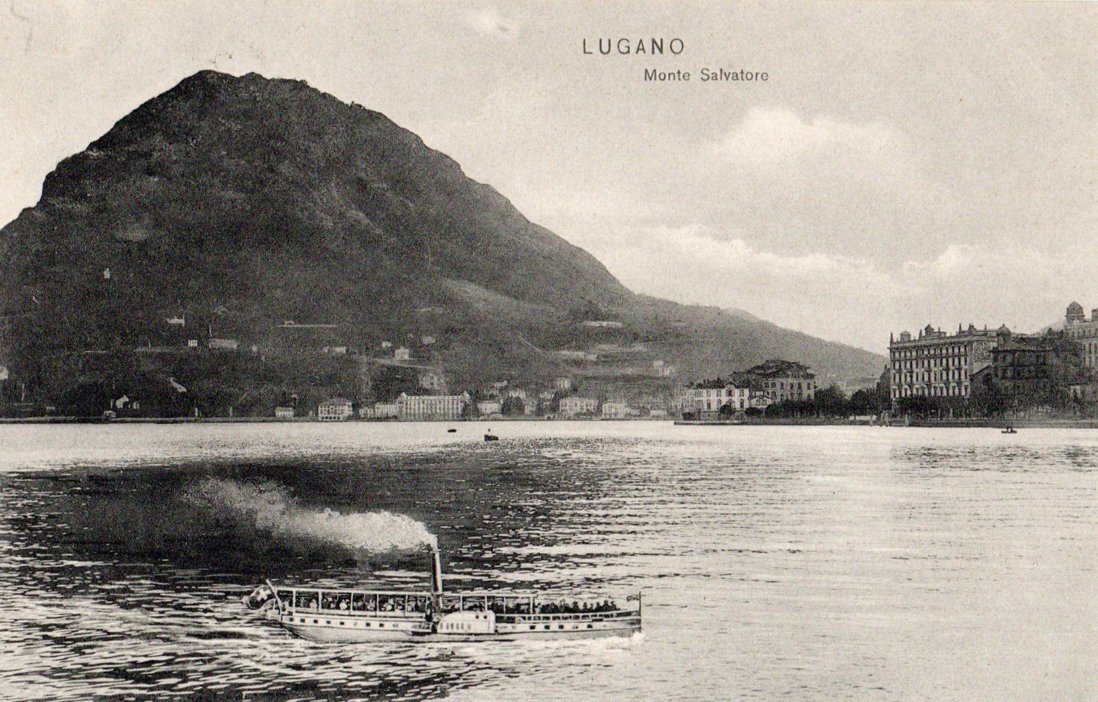 Cartoline postali: Lugano - Monte Salvatore – Usato da Melano venduto da pisonsdro
